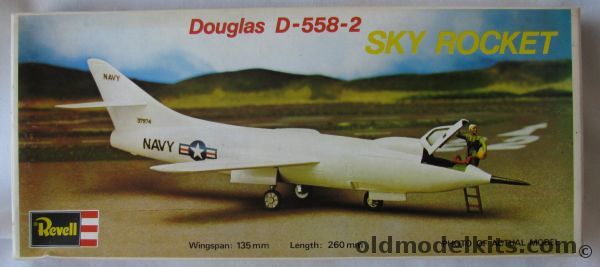 Revell 1/54 Douglas D-558-2 Skyrocket - Germany Issue - (D5582), H121 plastic model kit